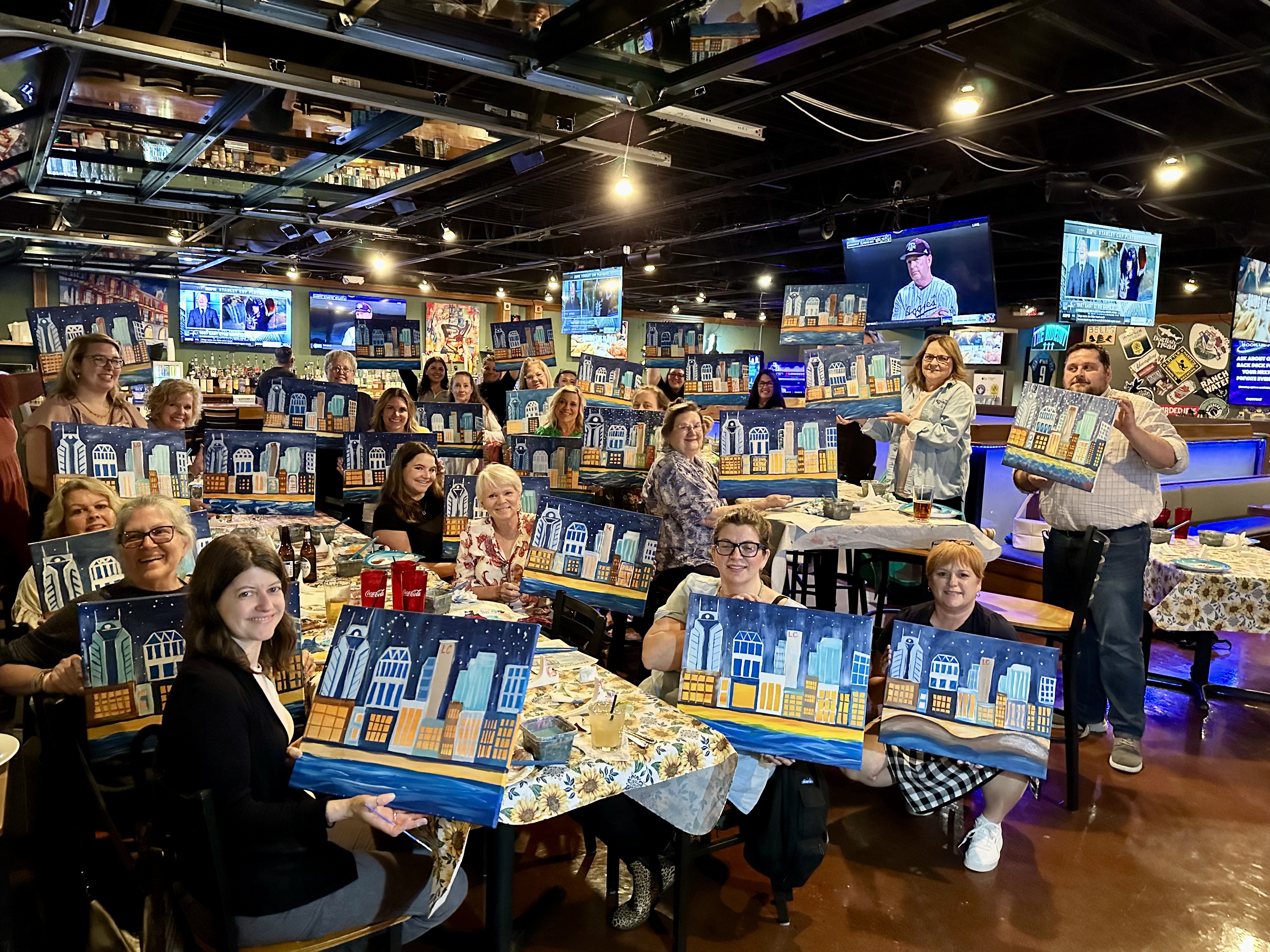 Paint Party @ Crow's Nest in Nashville!